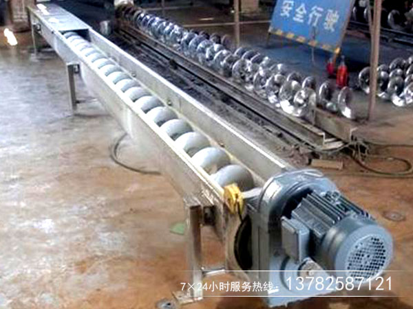 無軸螺旋輸送機使用環境惡劣，保養須謹慎